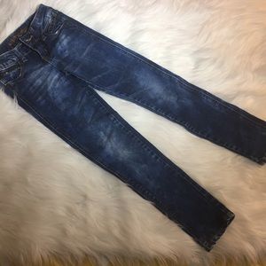 Uproar girls skinny jeans distressed size 8